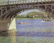 Gustave Caillebotte The Bridge at Argenteuil and the Seine oil painting picture wholesale